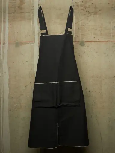 DEEPTI Collection °025-026 'V–154 LAW-96L' Reflective Selvedge Denim Apron Vest