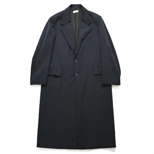 2024aw dries van noten navy wool coat L