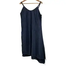 �� Beta Basile 28 Asymmetrical Denim Camisole Dress, Size 9, Indigo Women USED