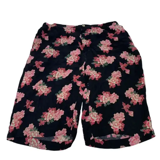グッチ 624399 ショートパンツ シルク 花柄 メンズ サイズ46 GUCCI 【AFB27】