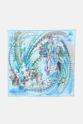 Silk Plumes en Fete Scarf