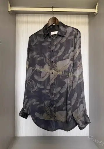 Geoffrey B. Small GBS dragonfly silk shirt YYYY17/2610