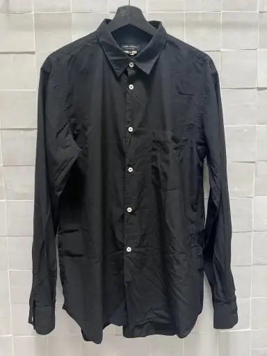 CDG Homme Plus Black Classic Button Up