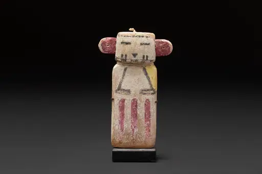 Umtoinaqa Katsina, Making Thunder Flat Doll, Hopi, circa 1900-1920