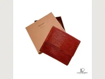 LOUIS VUITTON EPI LEATHER PORTE MONNAIE BILLET COMPACT WALLET (WS-LV-703)