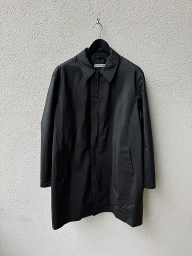 A/W 1998 Emporio Armani Treated Ballistic Nylon Mac Coat
