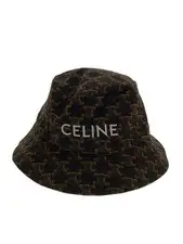 CELINE Bucket Hat Cotton BRW All-over print Men's Triomphe