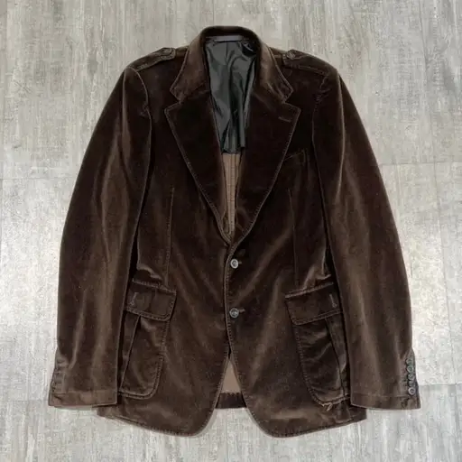 GUCCI by Tom Ford Velour Tailored Jacket Size 52