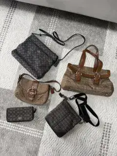 COACH シグネチャー バッグ・財布 5点セット