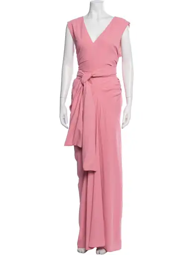V-Neck Long Dress