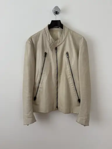 2013 5 Zip Leather Moto Jacket