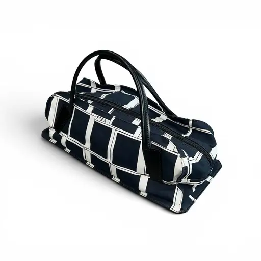 '' EMPORIO ARMANI '' Checked Hand Bag (made in ITALY)