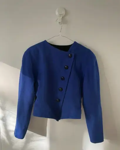 Blue velvet Lanvin jacket