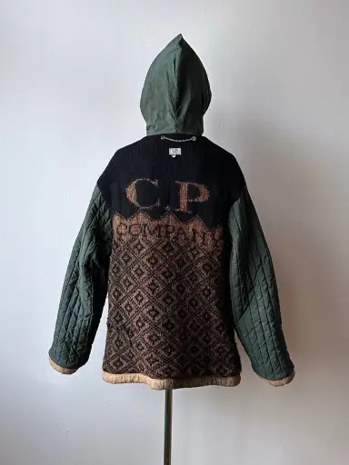 1987s C.P. COMPANY leather parka