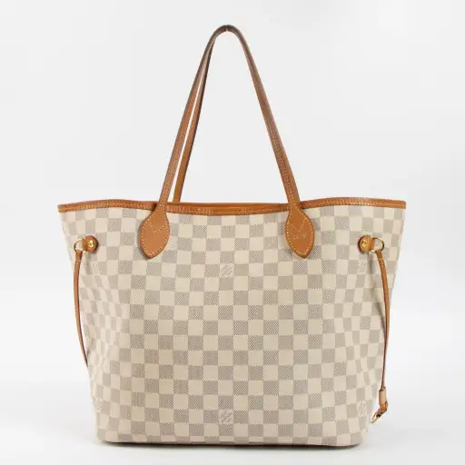 Louis Vuitton Damier Azur Neverfull MM Bag