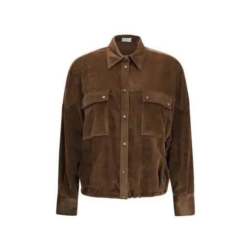 Brown Viscose Shirt