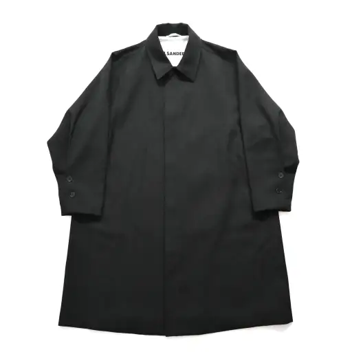 2020aw jil sander wool gabardine ink painting coat 46