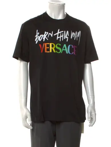 Graphic Print Crew Neck T-Shirt w/ Tags