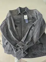 Juun.J ジュンジェイ ブラックデニム ダメージ ジャケット サイズ 48