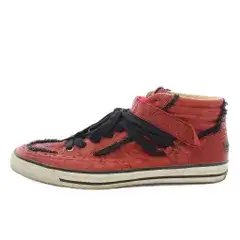 ロエン Roen SPALDING ヒロムタカハラ HIROMU TAKAHARA スニーカー レザー 42 赤 レッド /TK