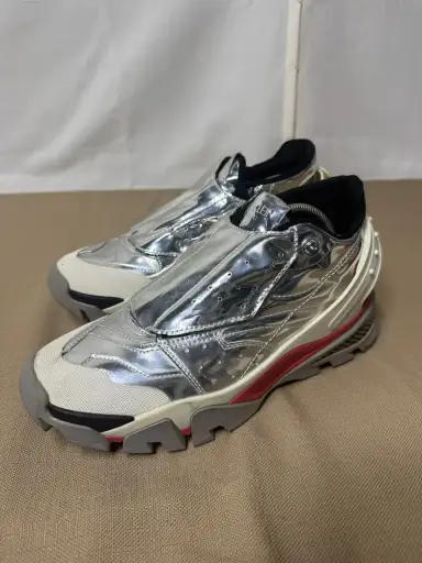 Calvin Klein 205W39NYC Cander Metallic Leather Sneakers
