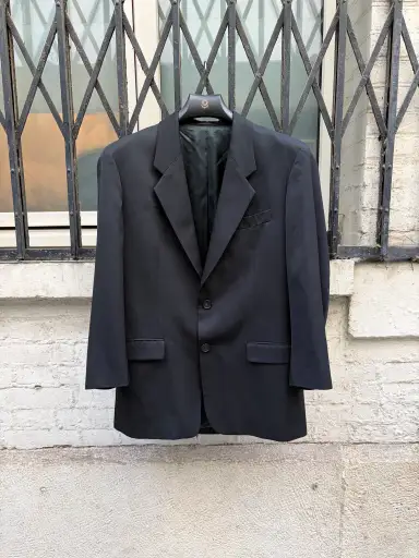 (New Arrival) YOHJI YAMAMOTO POUR HOMME - Late 80’s / Early 90’s fine wool costume jacket with padded shoulders