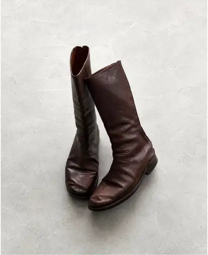 Guidi 998  - back-zip single-sole long boots