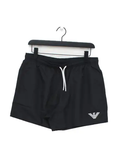 Emporio Armani athletic swim trunks in black RRP £60