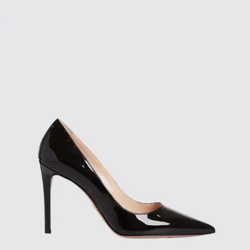 Black Vernice Patent Leather Pumps