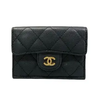 CHANEL(シャネル) 3つ折り財布 マトラッセ 黒 ゴールド金具 シャネル(CHANEL)のレディースのファッション小物(財布)の商品詳細ページへのリンク