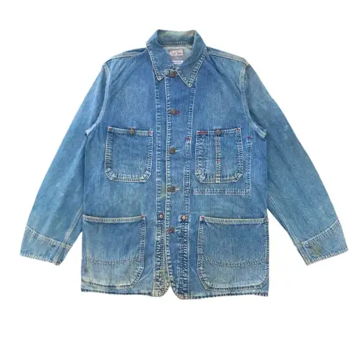 VINTAGE BLUE BLUE ARIGATO DENIM CHORE JACKET