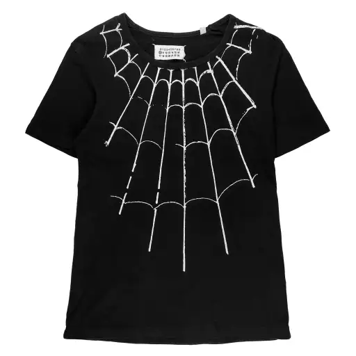 SS07 Black Spiderweb Tee
