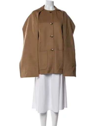 Double Scarf Jacket Wool Cape