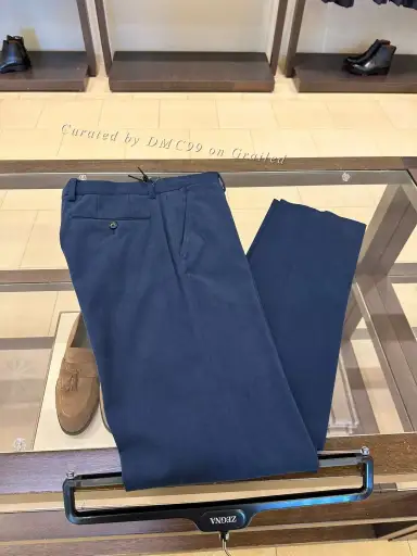 Zegna Men's Blue Casual Pants