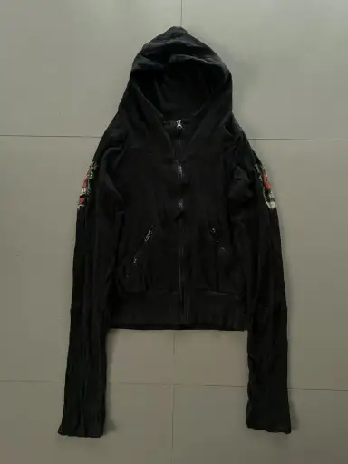 Japanese 2000’s Bono Hood Jacket Skull Tatto GOA Style