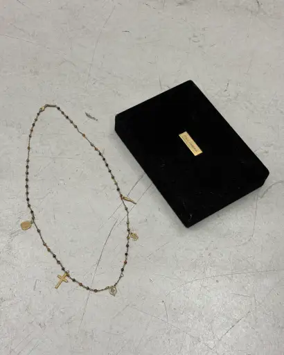 2000s Dolce & Gabbana Beaded Charms Necklace