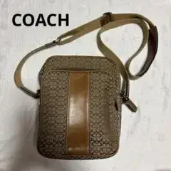 COACH シグネチャー ショルダーバッグ ブラウン