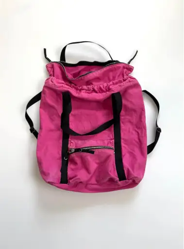 Comme des Garçons Homme pink backpack