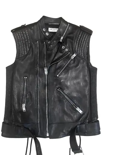 Saint Laurent Paris FW13 Leather Vest