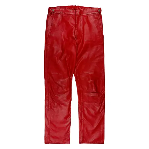 AD2000 Red Faux Leather Pants