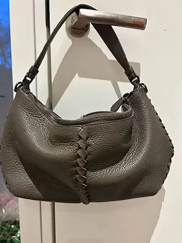 Bottega Veneta læder skuldertaske brun til kvinde