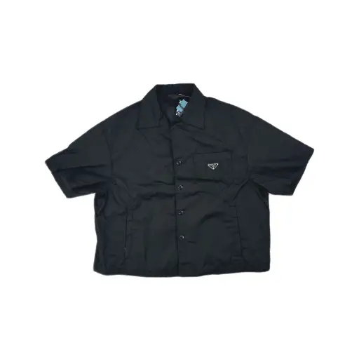 Prada Re-Nylon Logo Patch Shirt Size XL