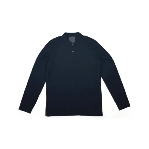 Prada Piquet Long Sleeve Polo Size M