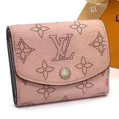 ルイヴィトン マヒナ ポルトフォイユ　イリス XS ピンク　みつおりさいふ