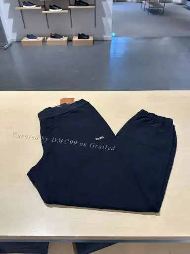 Zegna Men's Black Winter Sweatpants