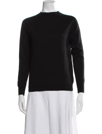 Wool Mock Neck Sweater