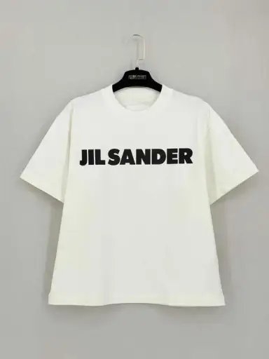 JIL SANDER White Logo Size XSmall T-shirt