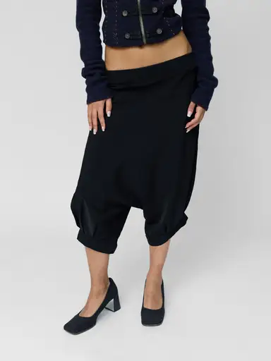Cop Copine Drop-Waist Capri Trousers