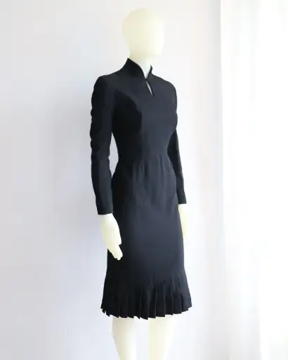 John Galliano Fall 1998 Wool Dress