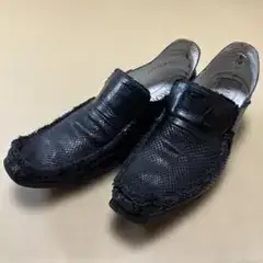 Roen HIROMUTAKAHARA 42 パイソン ローファー 蛇革 牛革